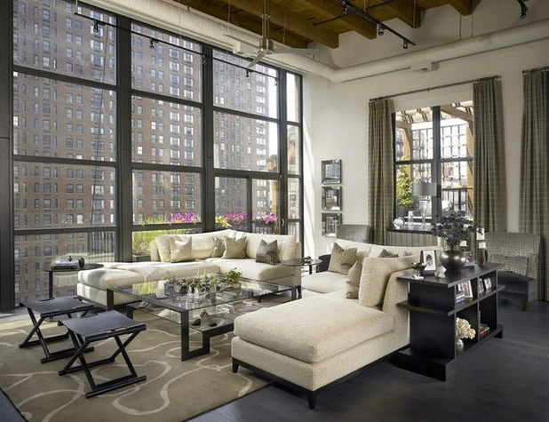 Industrial Living Room by jamesthomas Interiors