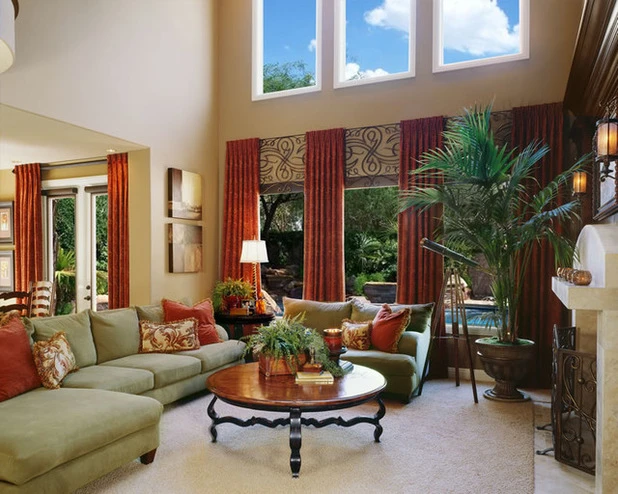 Family Room by Robeson Design