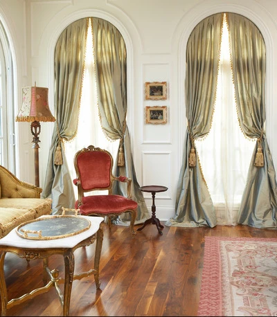 Traditional Living Room by Rachel Kate Design