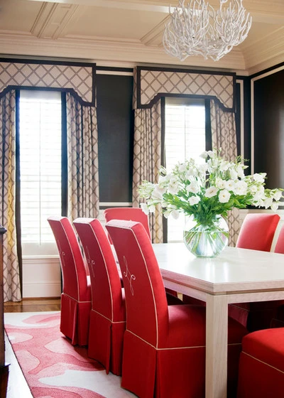 Traditional Dining Room by Tobi Fairley Interior Design