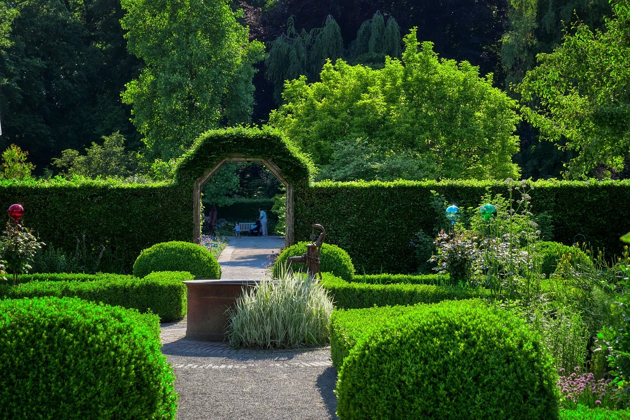 Garden arch illustrations