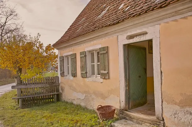 Farmhouse Landscape by Floret